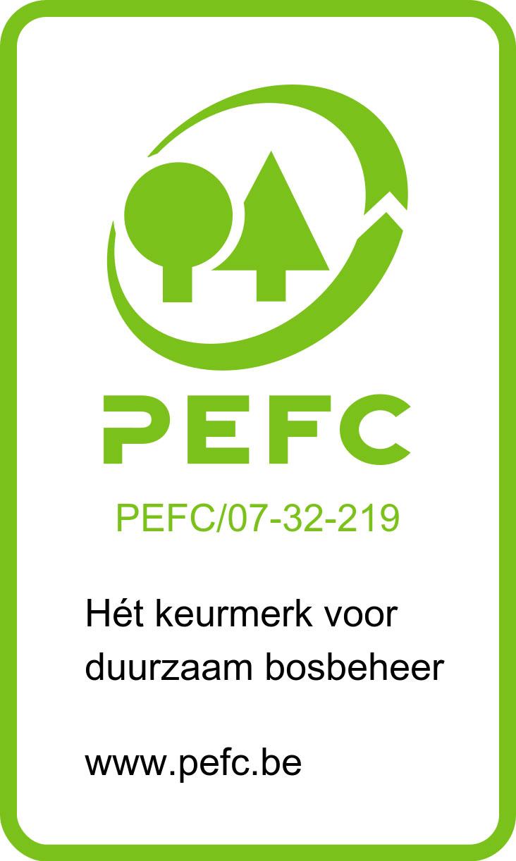 PEFC keurmerk duurzaam bosbeheer - Denderwood